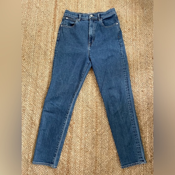 SLVRLAKE Beatnik Ankle Jeans Promised Land Blue Denim Size 28 - Picture 4 of 13